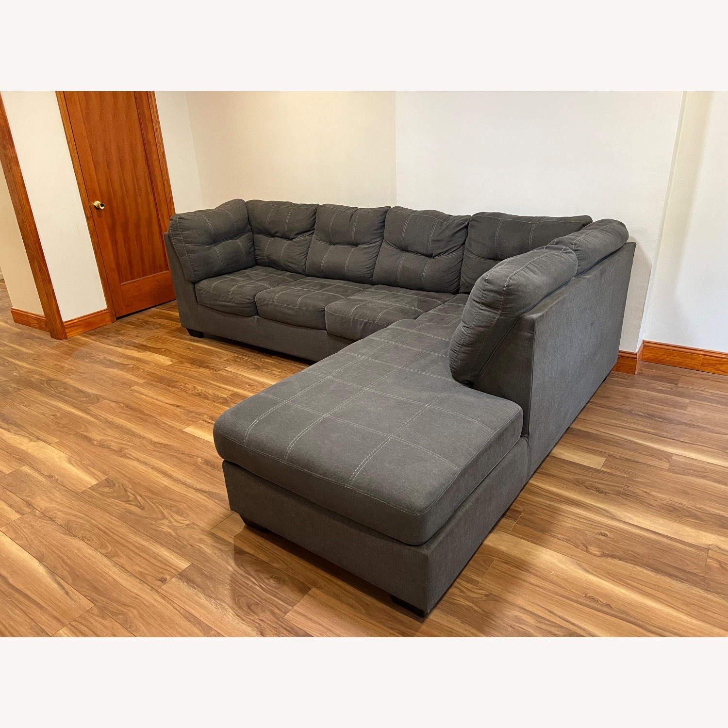 Ashley Furniture Dark Gray 2 Piece Sectional - image-3