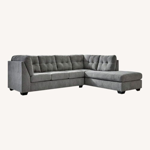 Used Ashley Furniture Dark Gray 2 Piece Sectional for sale on AptDeco