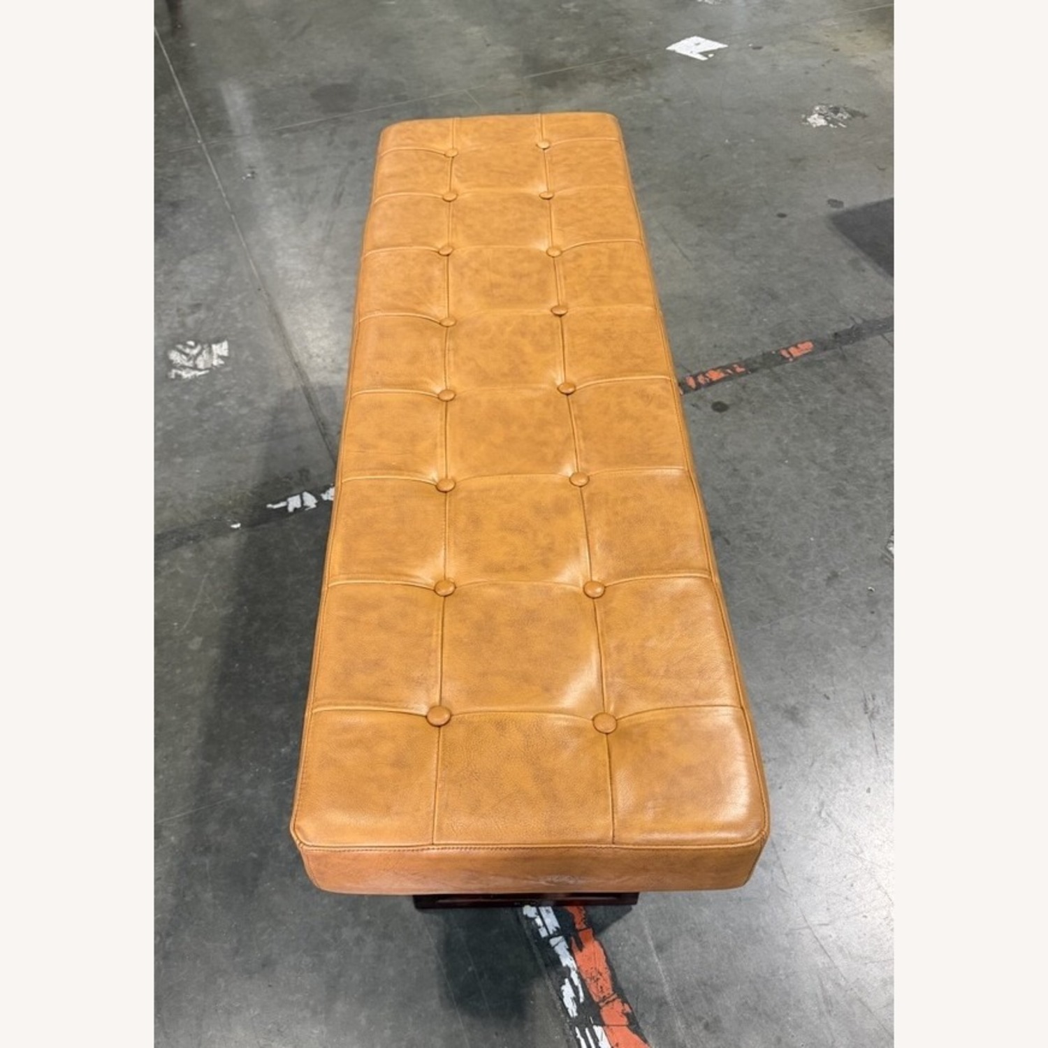 Natural Leather Bench - image-2