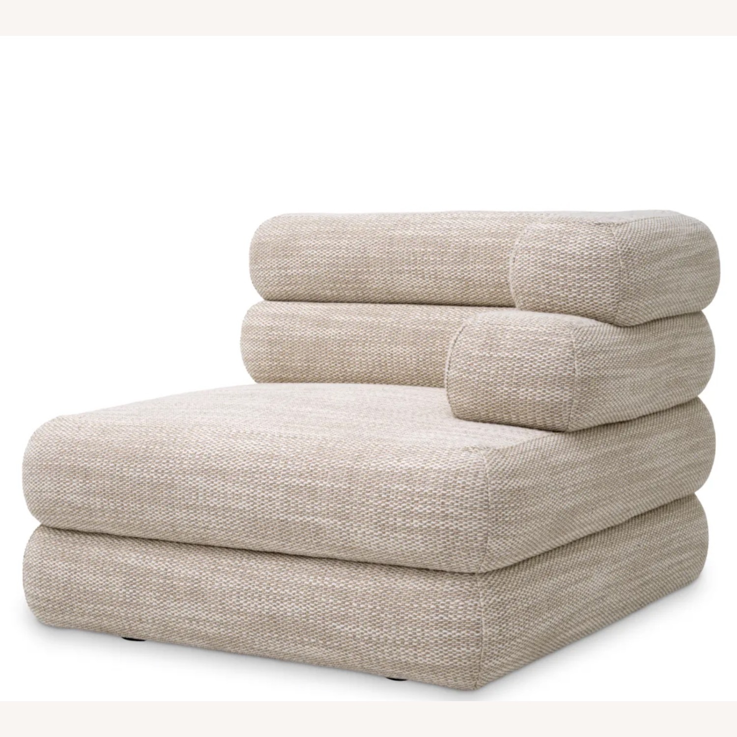 Malaga Natural Fabric 3+ Piece Sectional - image-2