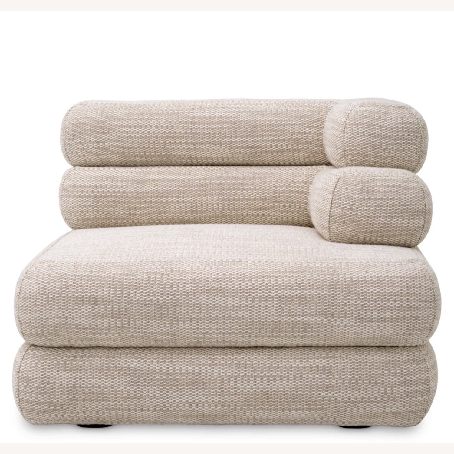 Malaga Natural Fabric 3+ Piece Sectional - image-3