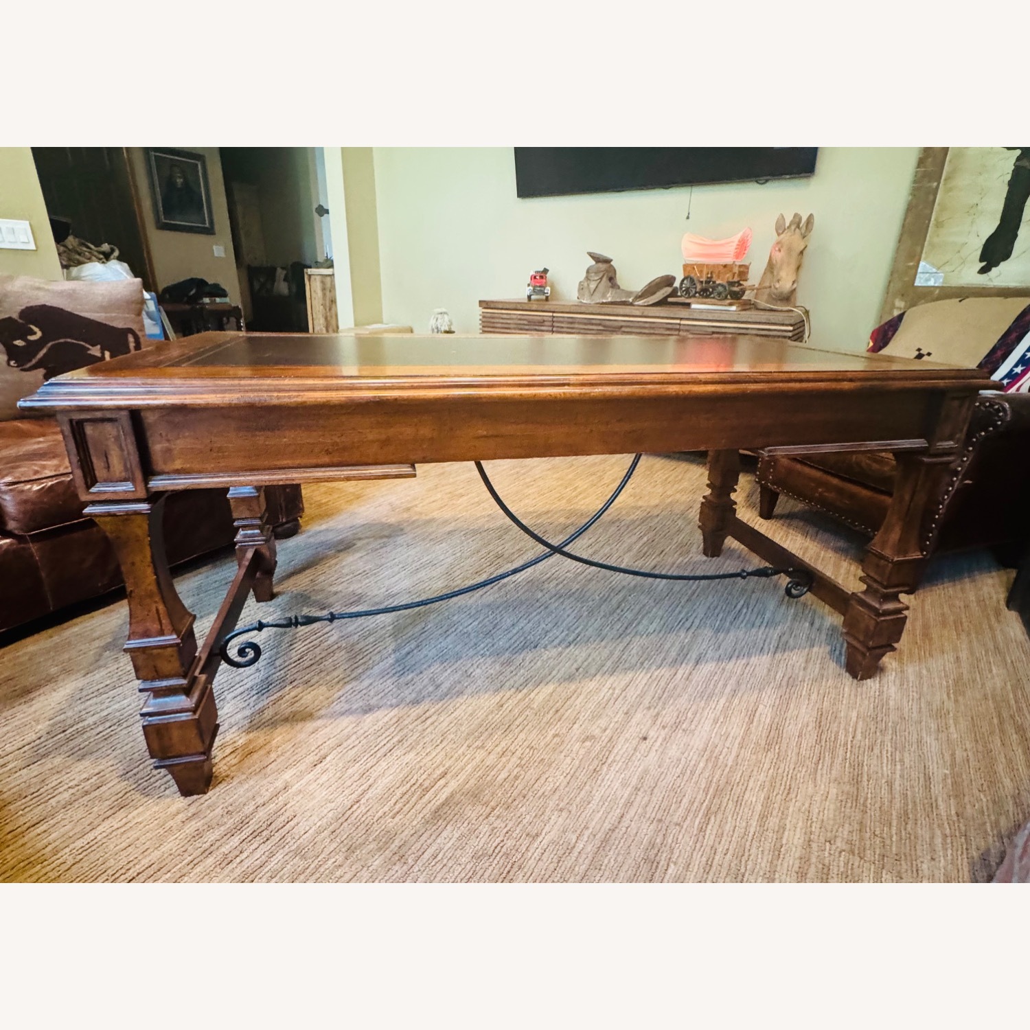 Stanley Furniture Wood Desk - image-3