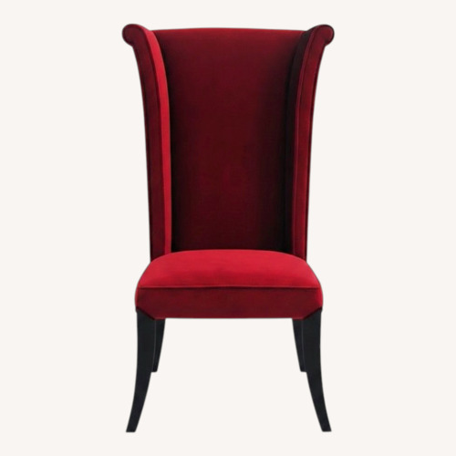 Used Armen Living Red Fabric Accent Chair for sale on AptDeco