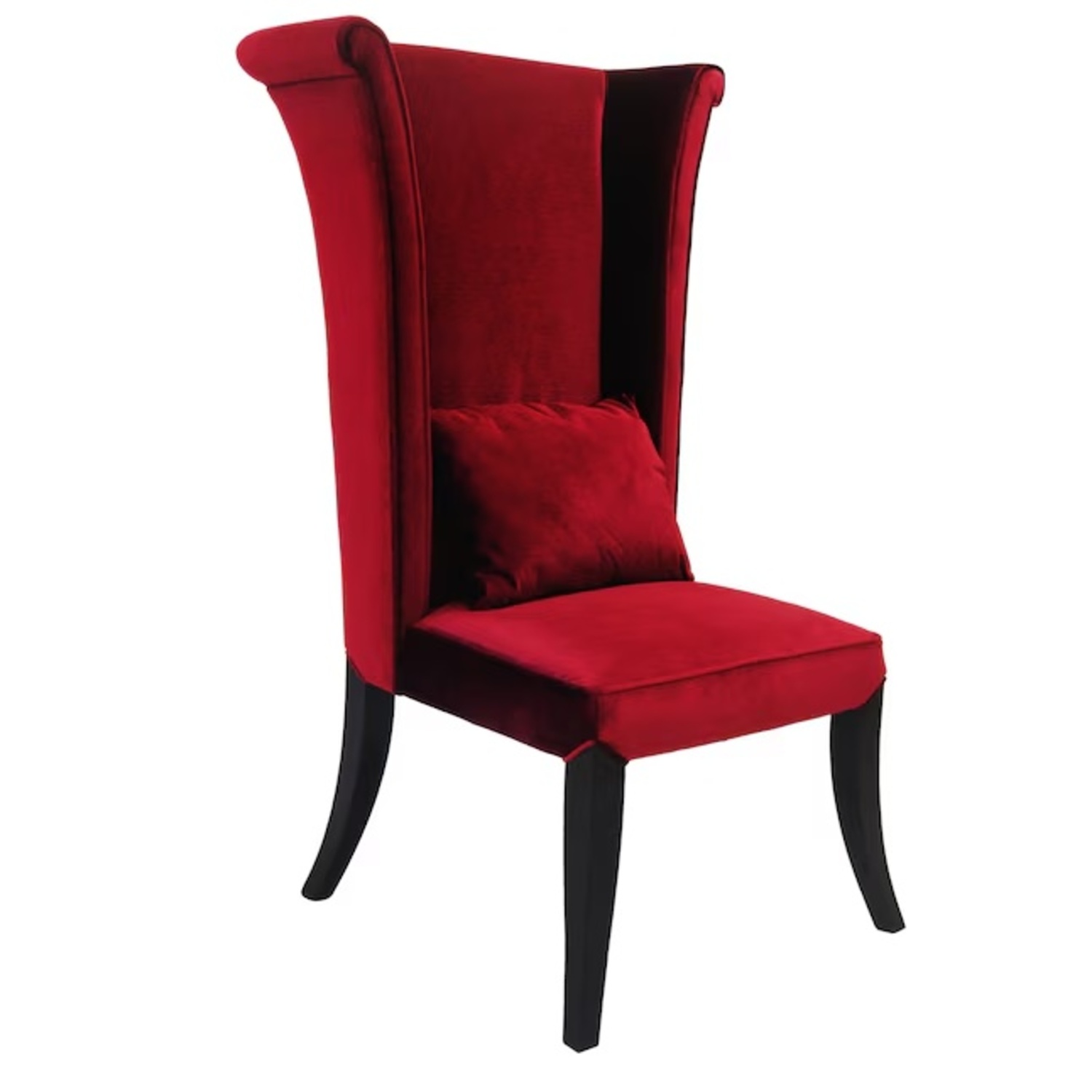 Armen Living Red Fabric Accent Chair - image-5