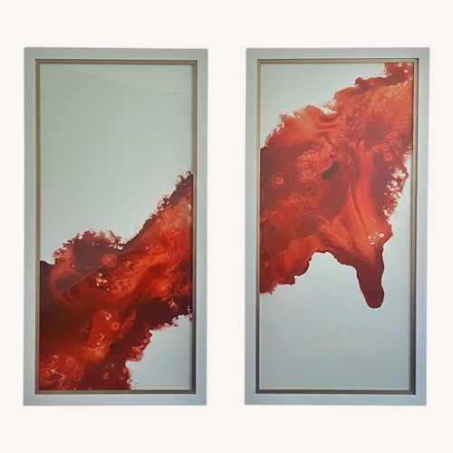 Used Z Gallerie Mandarin Conduit Wall Art – Set of 2 for sale on AptDeco