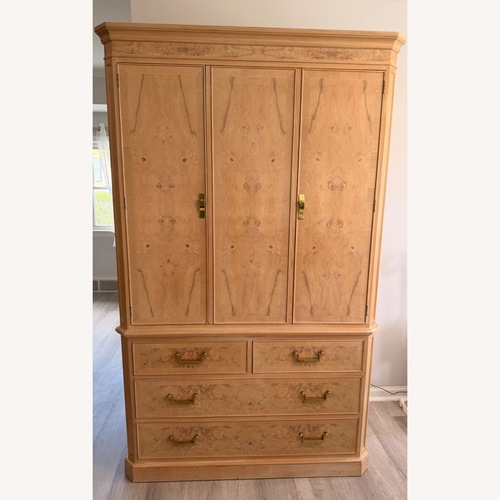 Used Drexel Heritage Burlwood Armoire Cabinet for sale on AptDeco