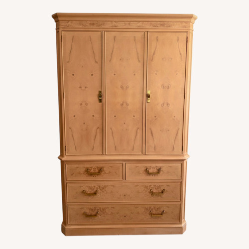 Used Drexel Heritage Burlwood Armoire Cabinet for sale on AptDeco
