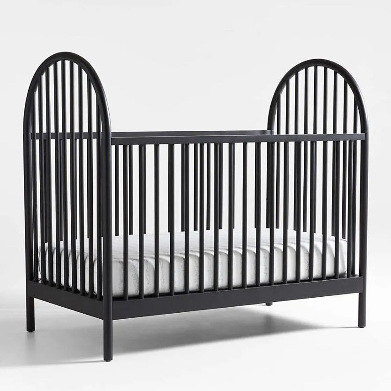 Crate & Barrel Leann Ford Black Wood Crib - image-5