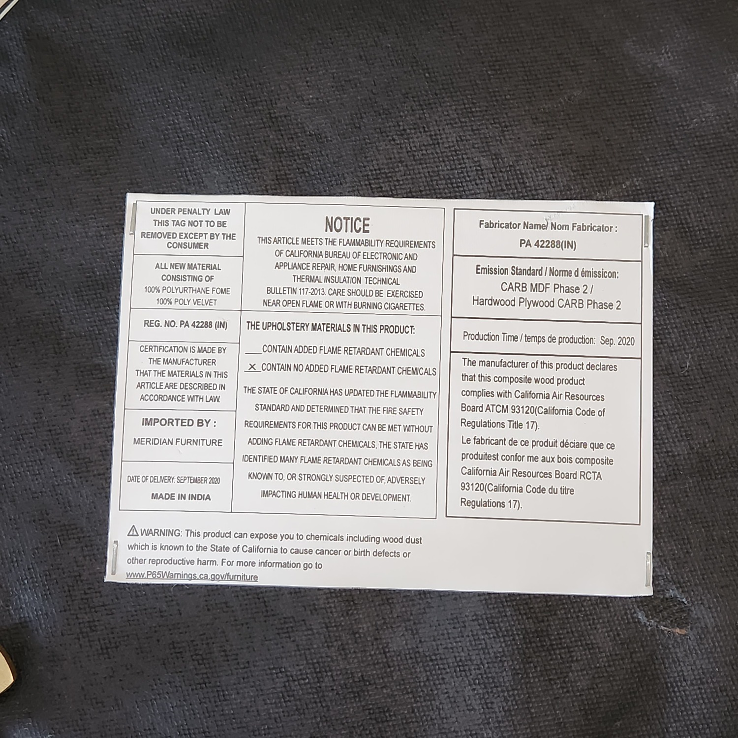 Meridian Home Tres Metal Stool - image-3