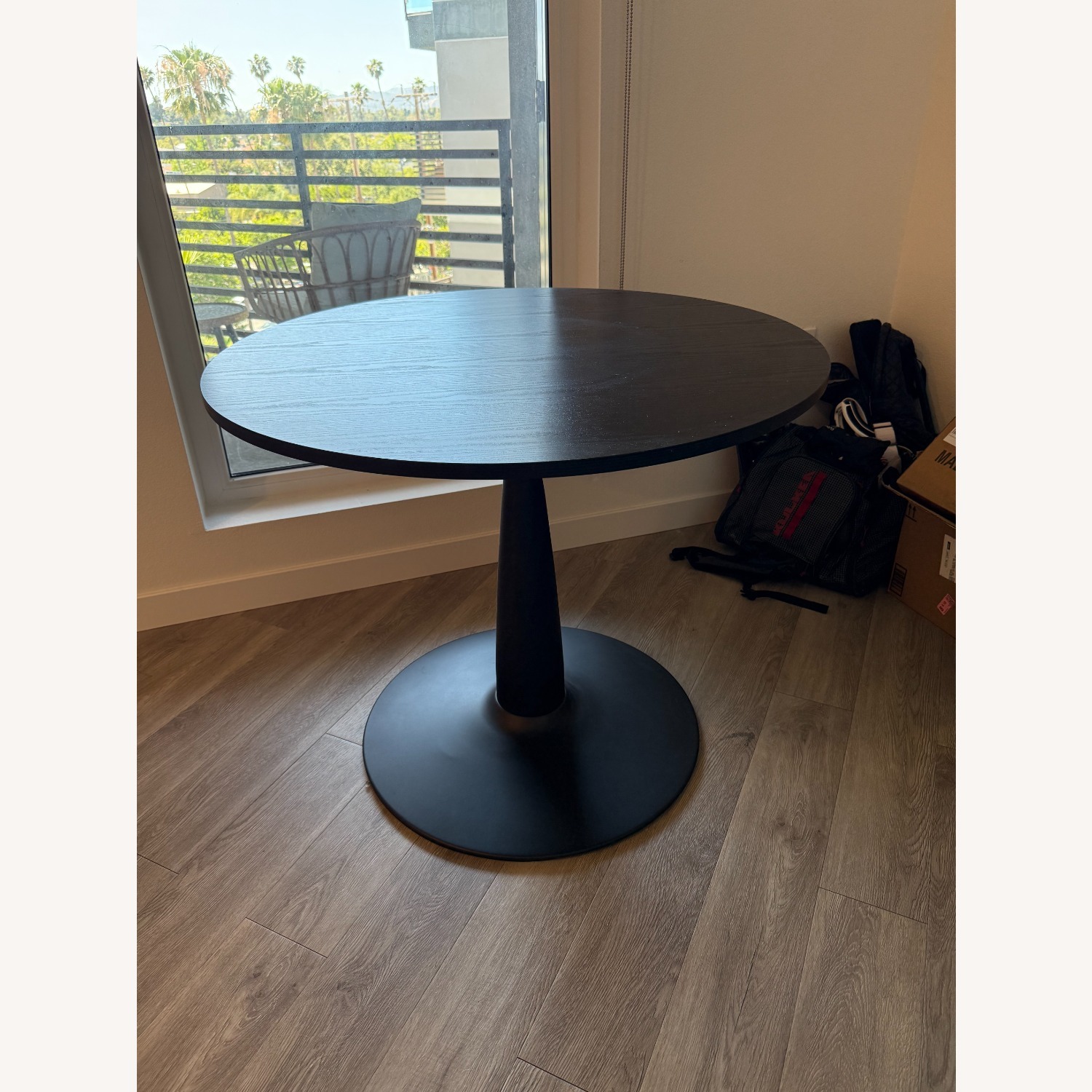 Wayfair Black Wood Dining Table - image-2