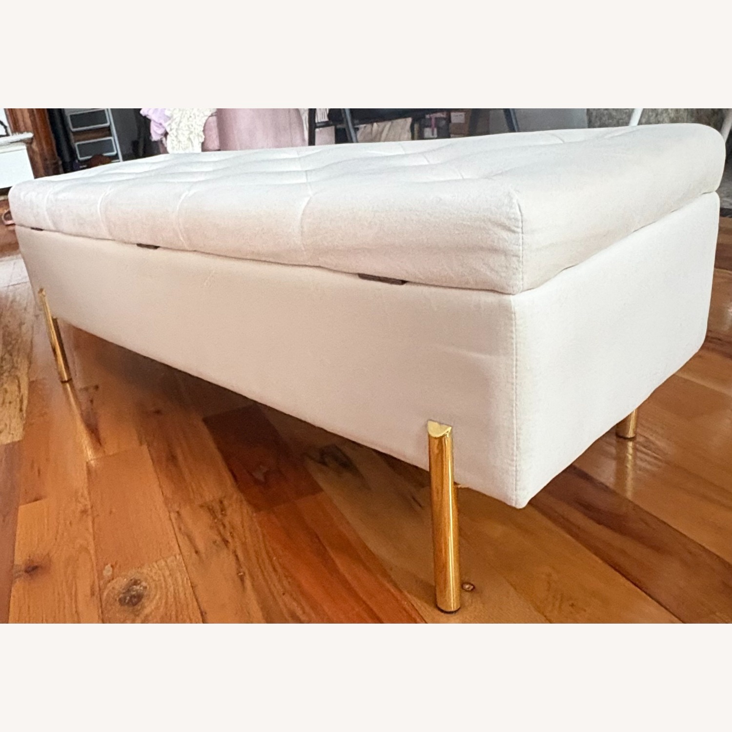 Wayfair Velvet Storage Bench Entryway/End of Bed - image-2