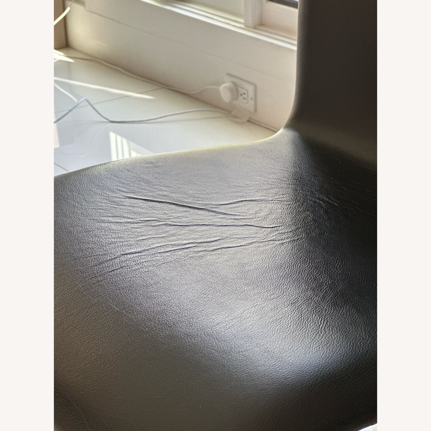 Fritz Hansen Black Leather Office Chairs - image-6