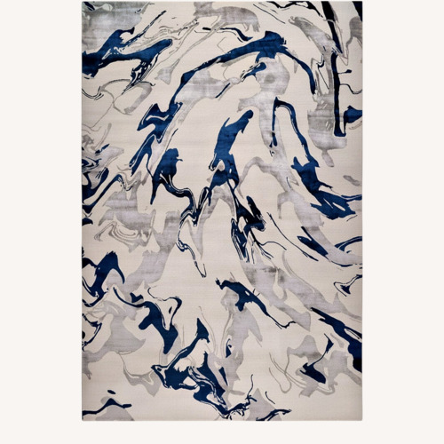 Used The Rug Company Silver Wool Area Rug 10' x 12' for sale on AptDeco