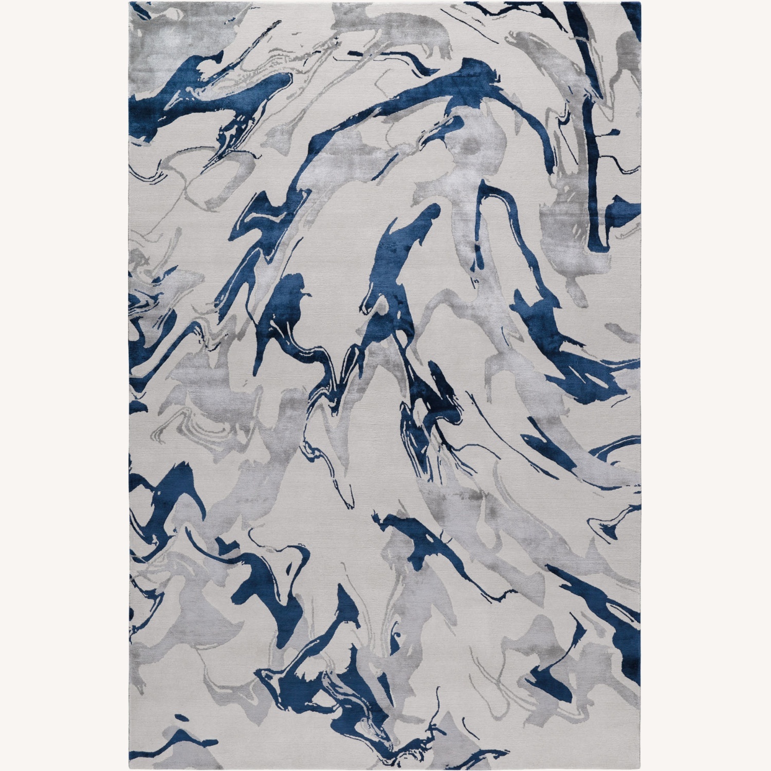 The Rug Company Silver Wool Area Rug 10' x 12' - image-5