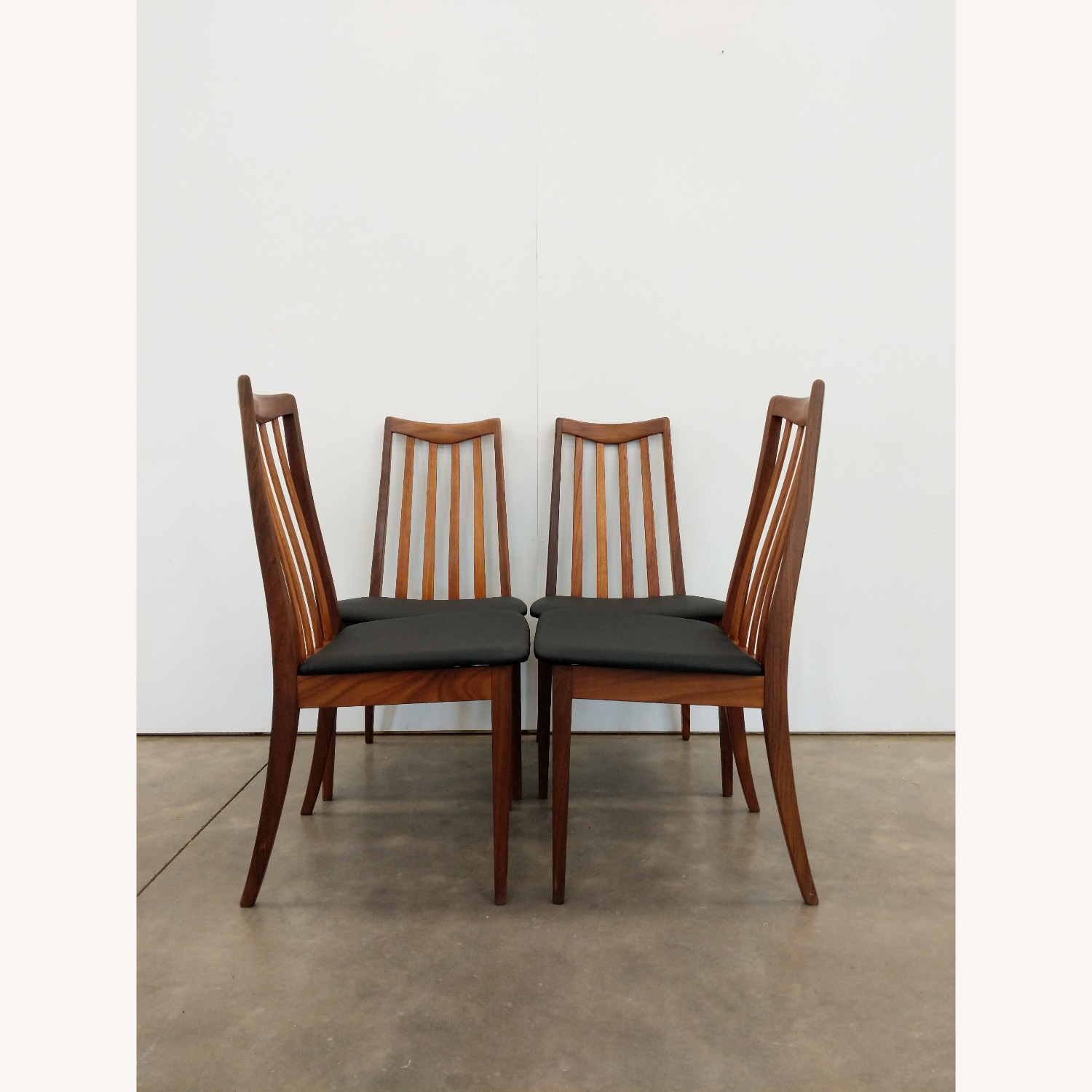 4 Vintage Mid Century Modern G Plan Dining Chairs - image-2
