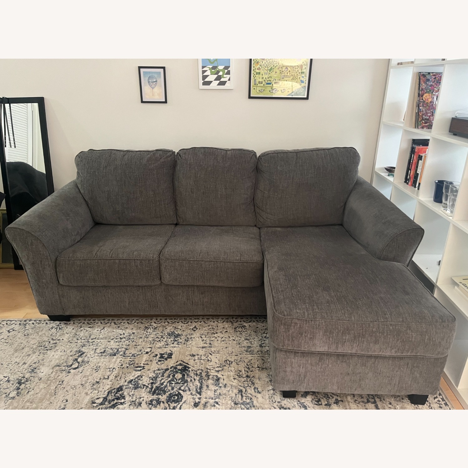 Ashley Furniture Brise Dark Gray 3+ Piece Sectional - image-1