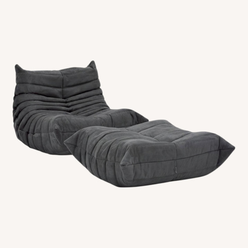 Used Ligne Roset Light Gray Fabric Accent Chairs for sale on AptDeco