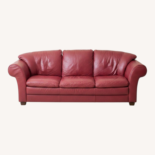 Used Custom Design Real Faux Fur Leather Sofa  for sale on AptDeco