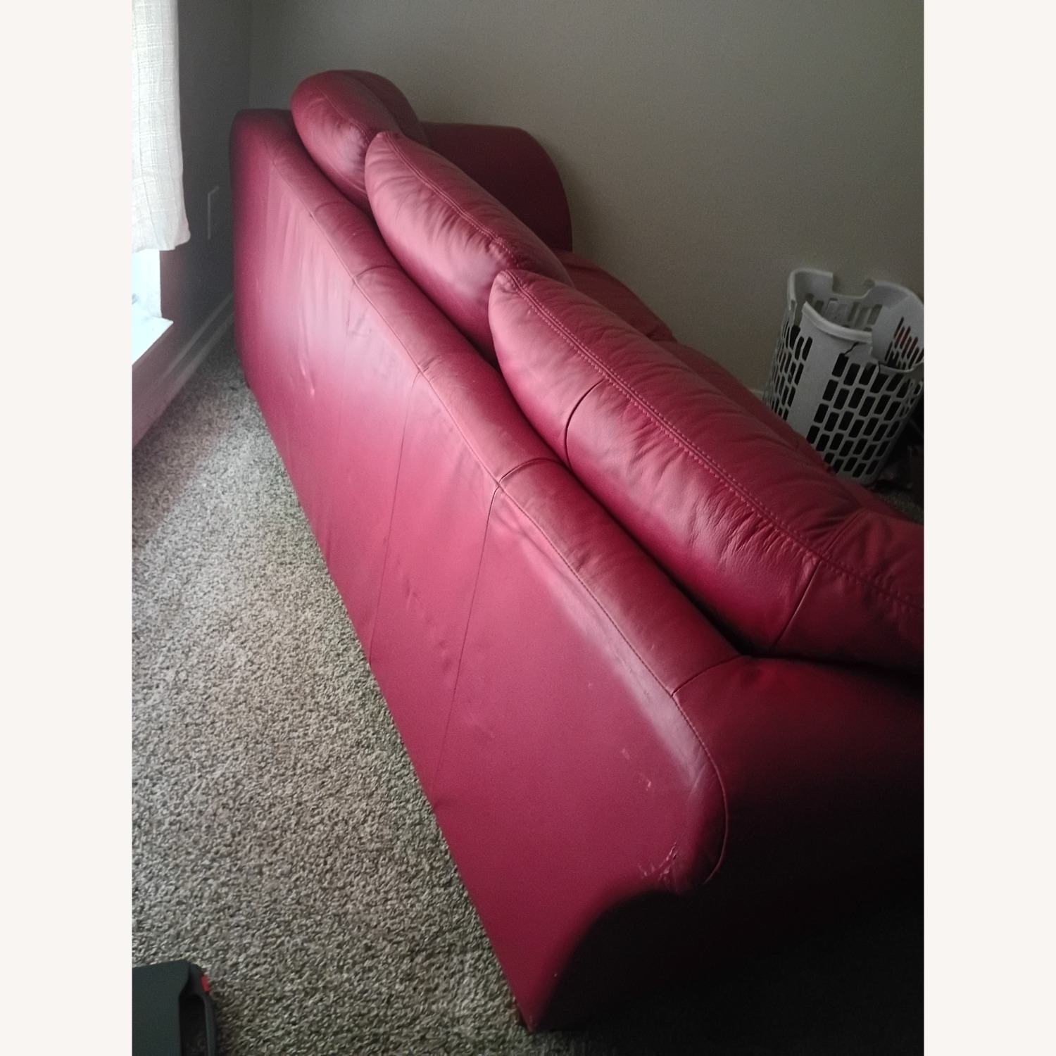 Custom Design Real Faux Fur Leather Sofa  - image-5