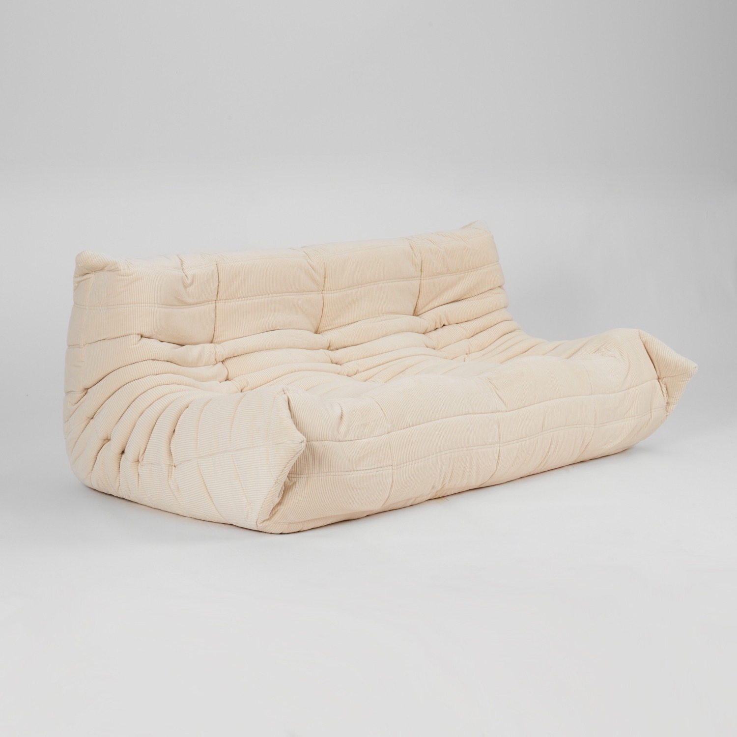 Ligne Roset White Fabric 3+ Seater Sofa - image-6