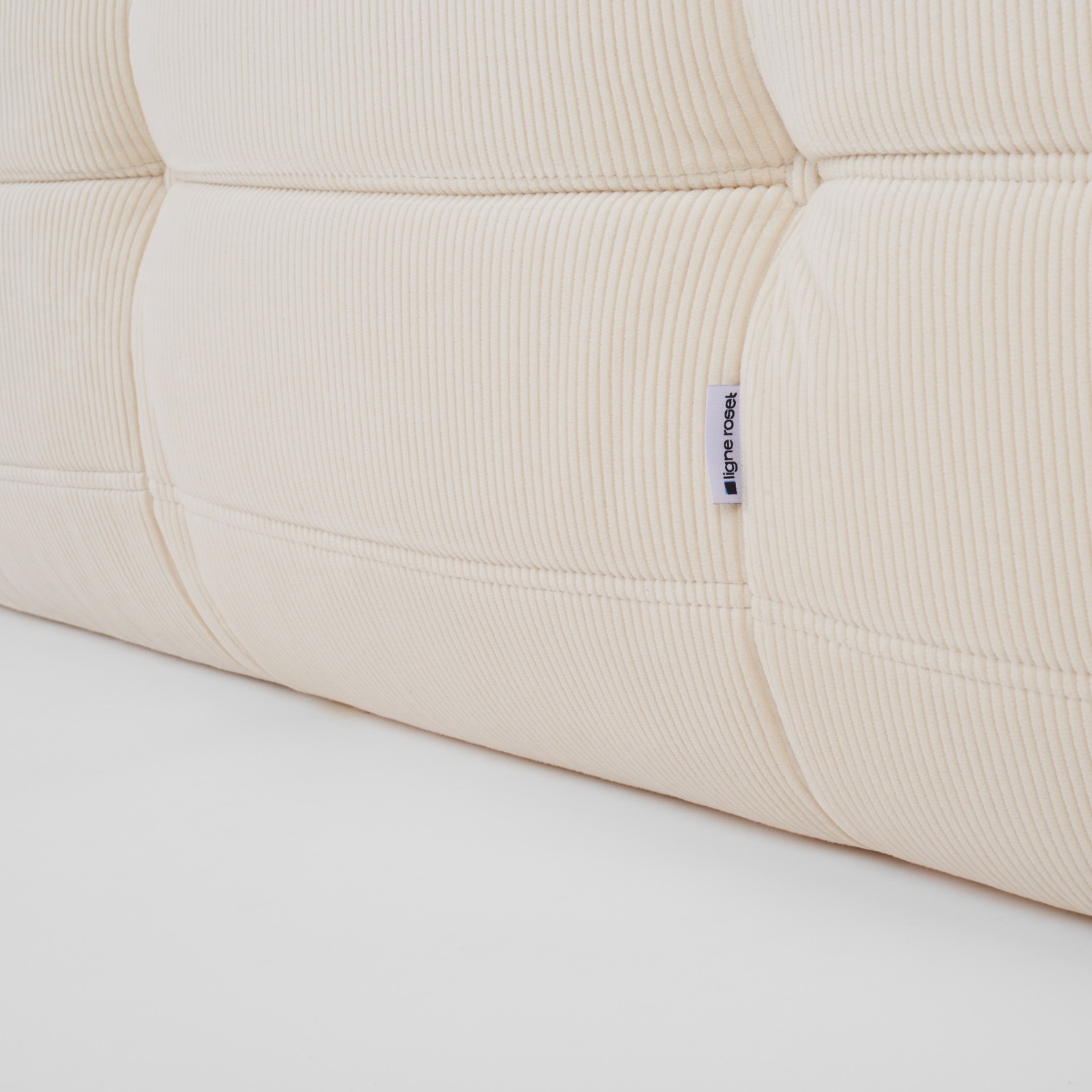 Ligne Roset White Fabric 3+ Seater Sofa - image-8