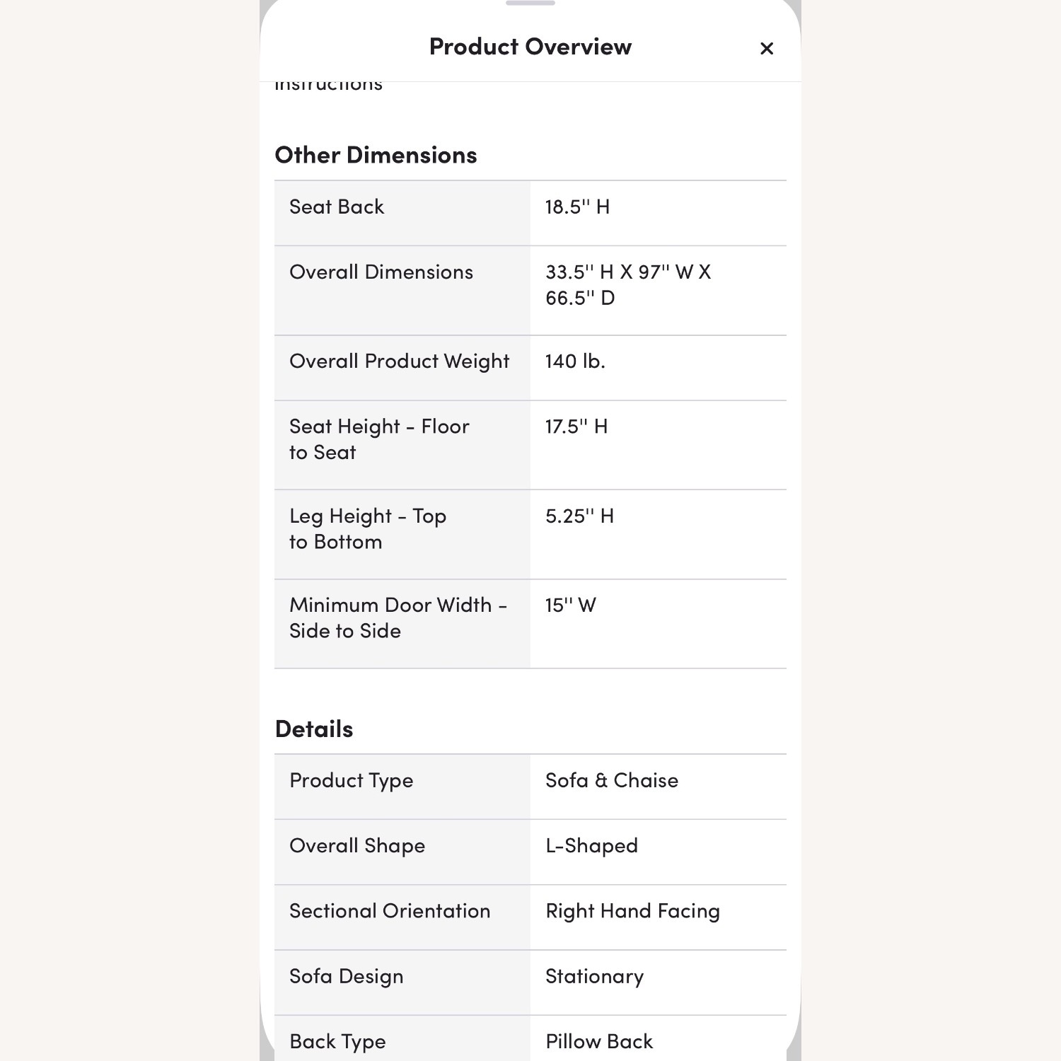 Wayfair Sectional Sofa  - image-3