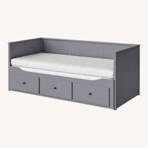 Used IKEA Dark Gray Wood Daybed for sale on AptDeco