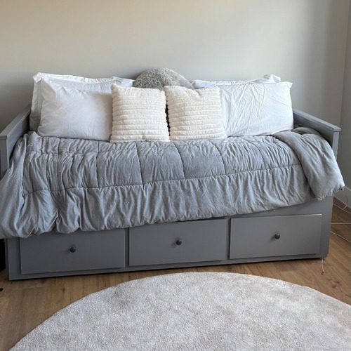 Used IKEA Dark Gray Wood Daybed for sale on AptDeco