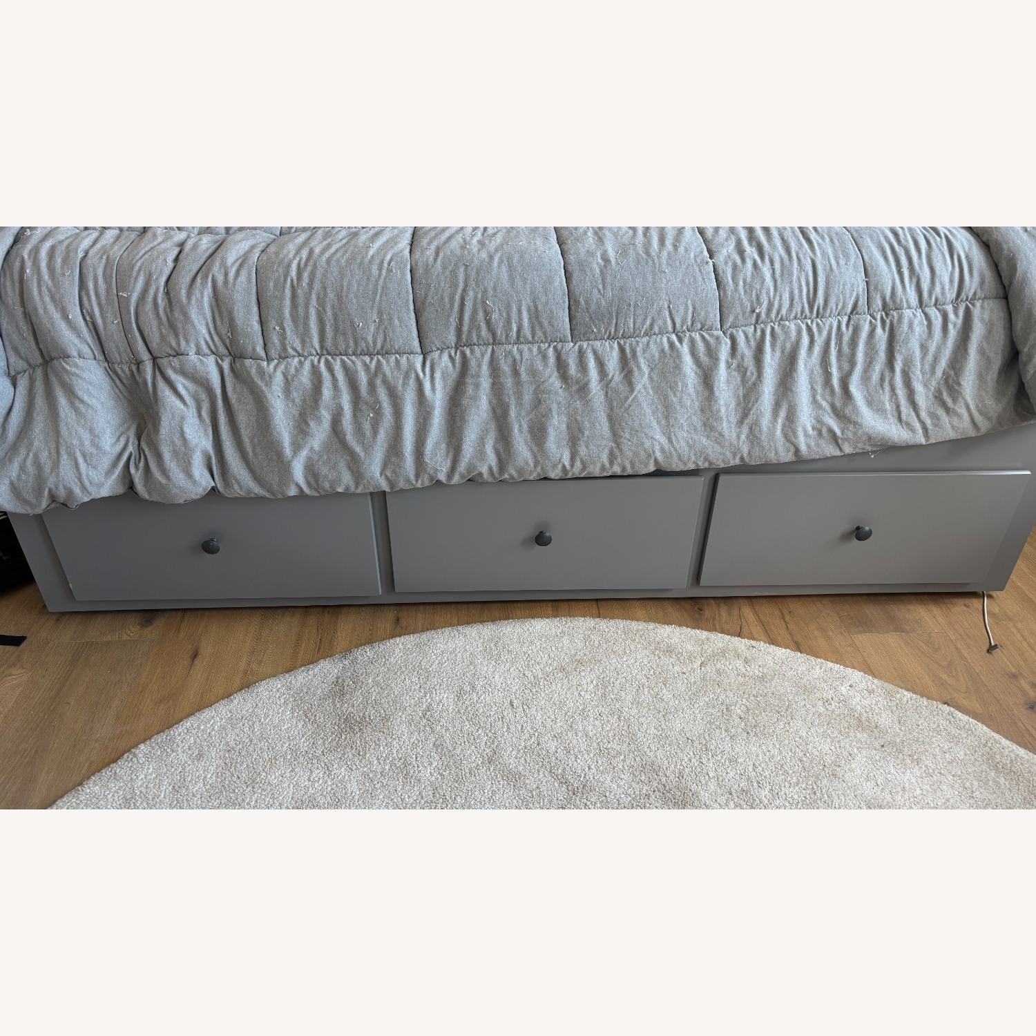IKEA Dark Gray Wood Daybed - image-3