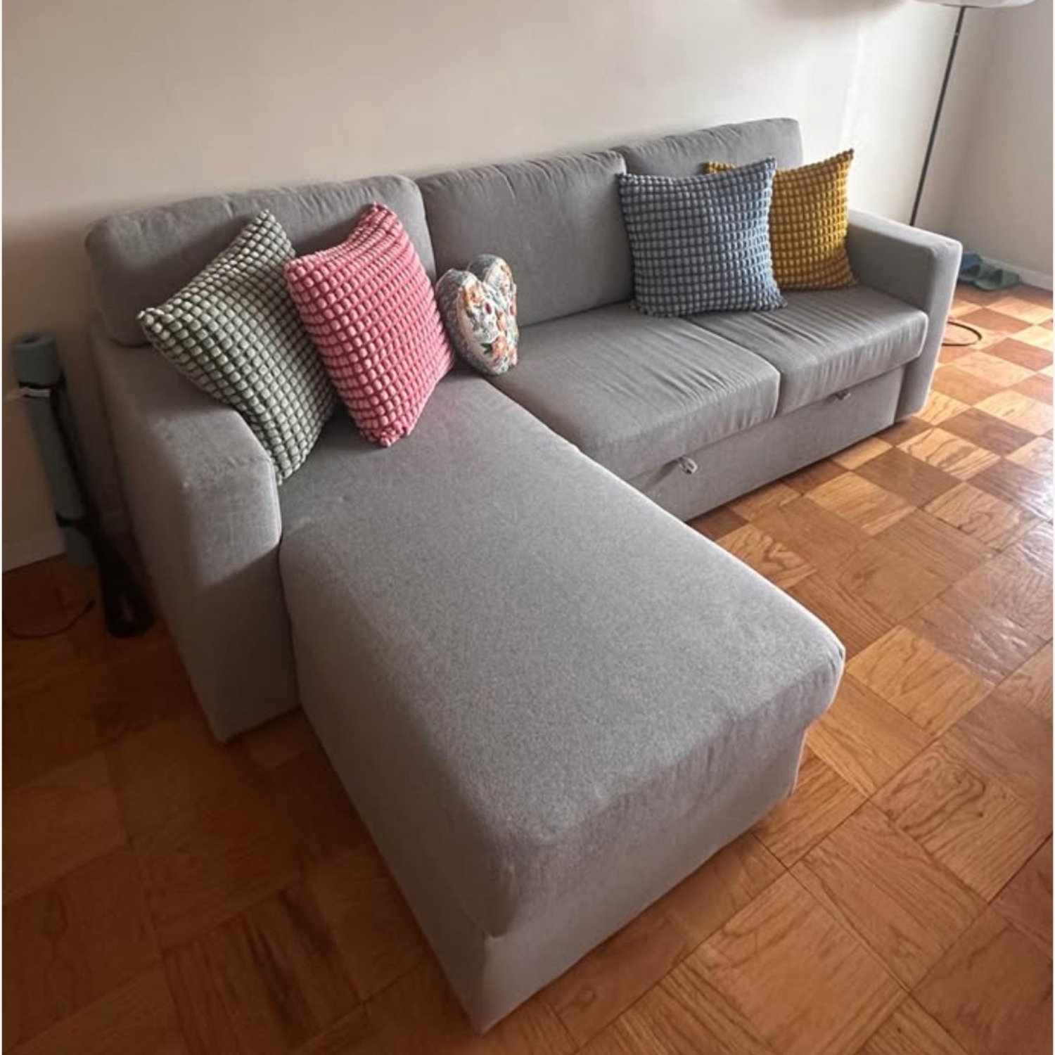 IKEA Light Gray Sleeper Sofa - image-2