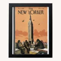 Framed New Yorker Wall Decor