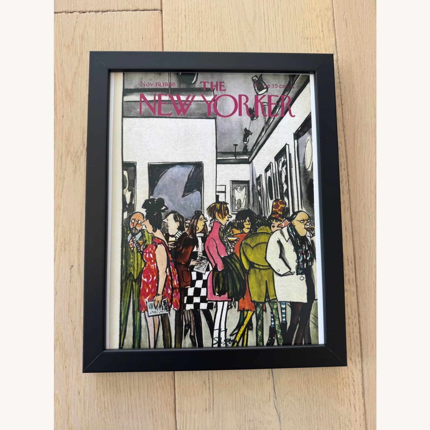 Framed New Yorker Wall Decor - image-1
