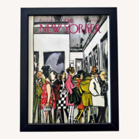 Framed New Yorker Wall Decor