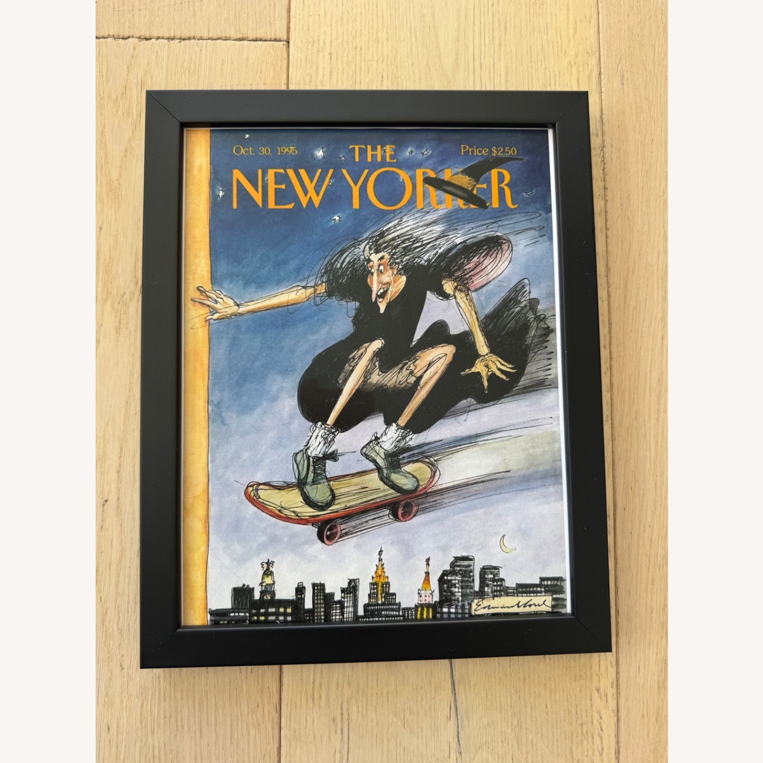Halloween Framed New Yorker Wall Decor - image-1