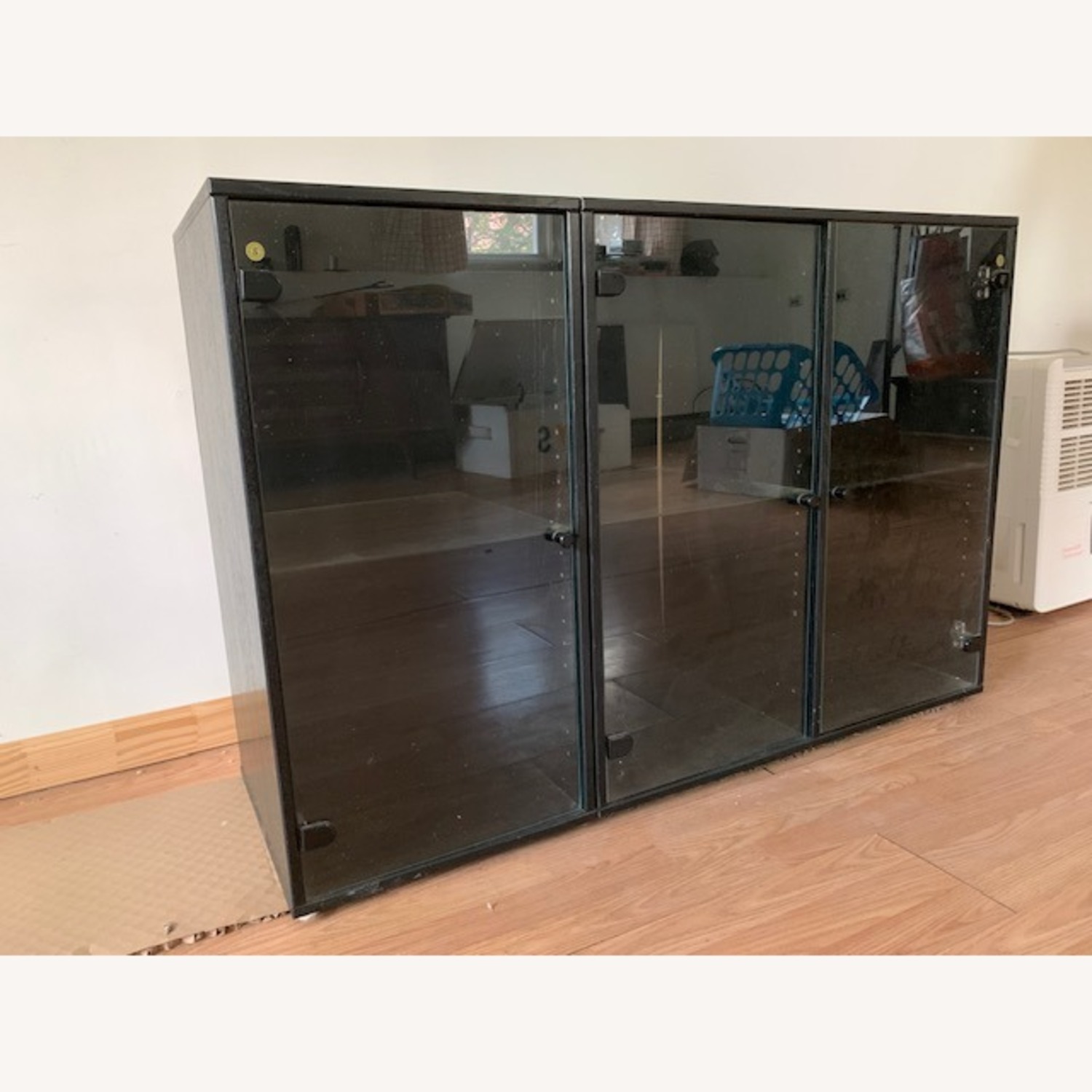 Media Cabinet with Glass Doors - image-1