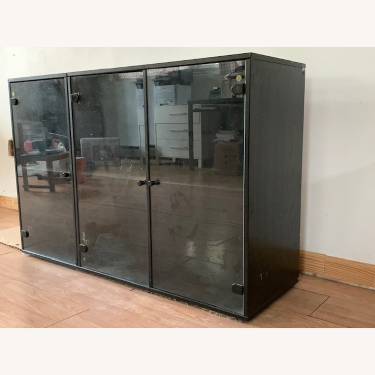 Media Cabinet with Glass Doors - image-2