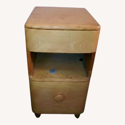 Used Vintage/Antique Natural Wood Nightstand for sale on AptDeco