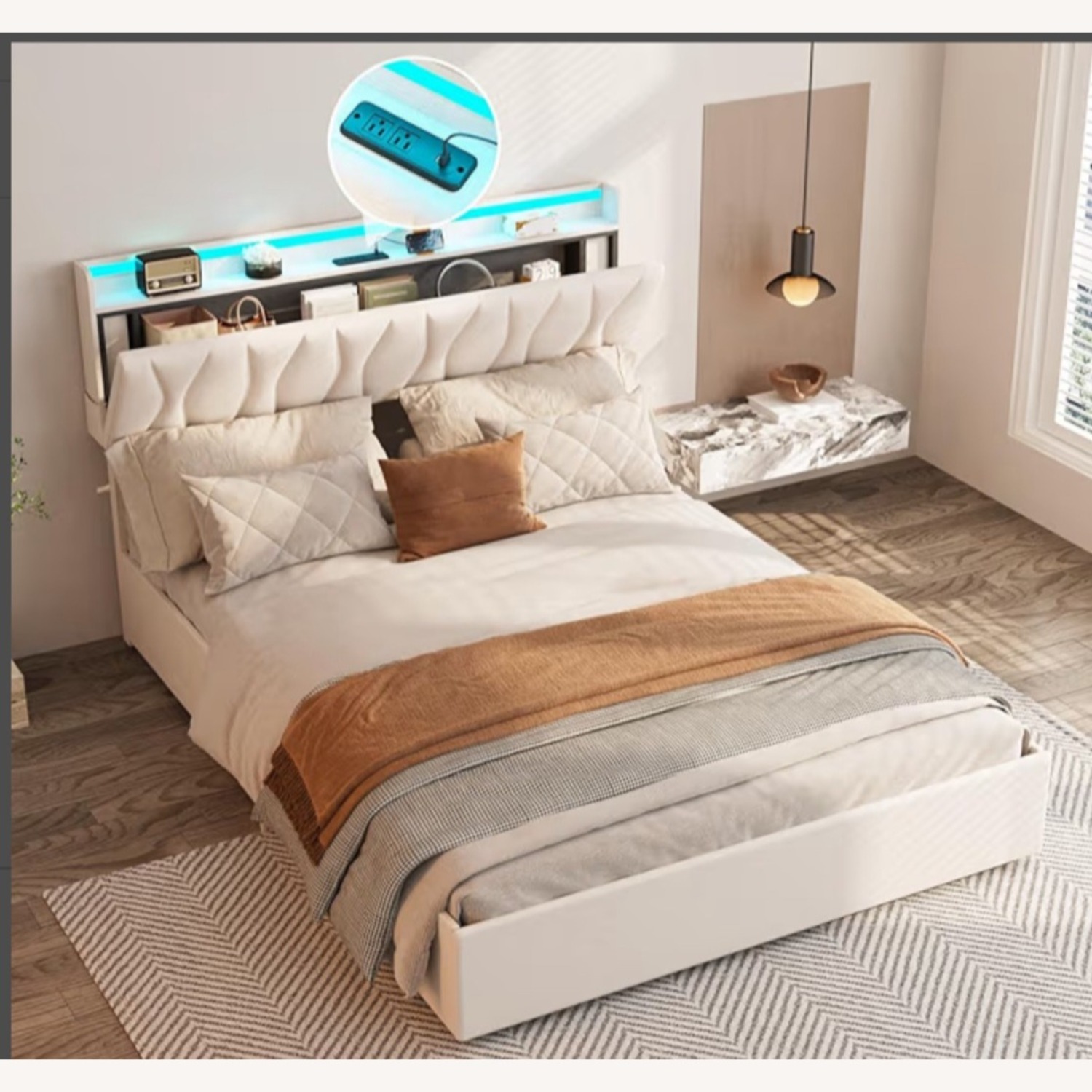 Natural Queen Bed - image-3