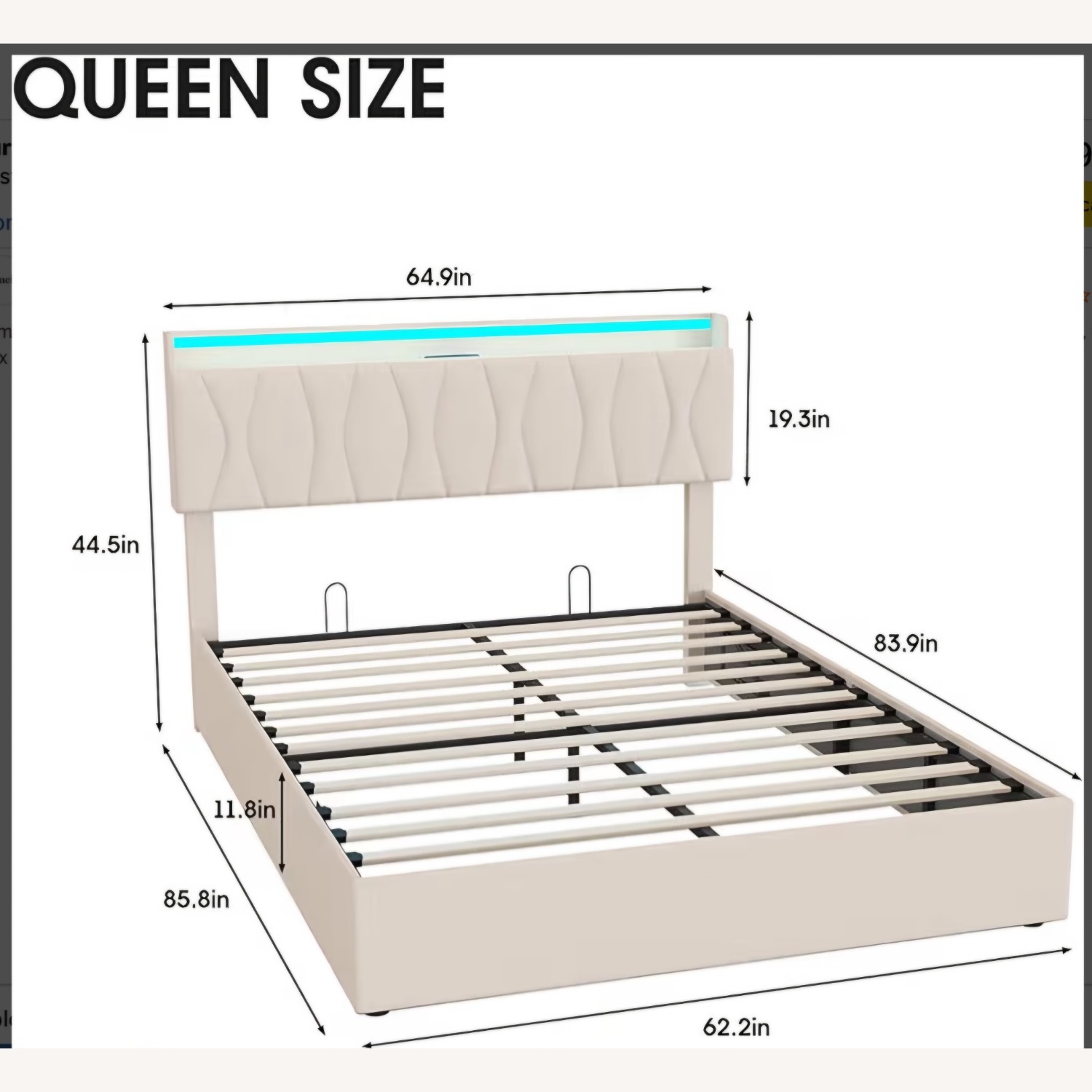 Natural Queen Bed - image-2