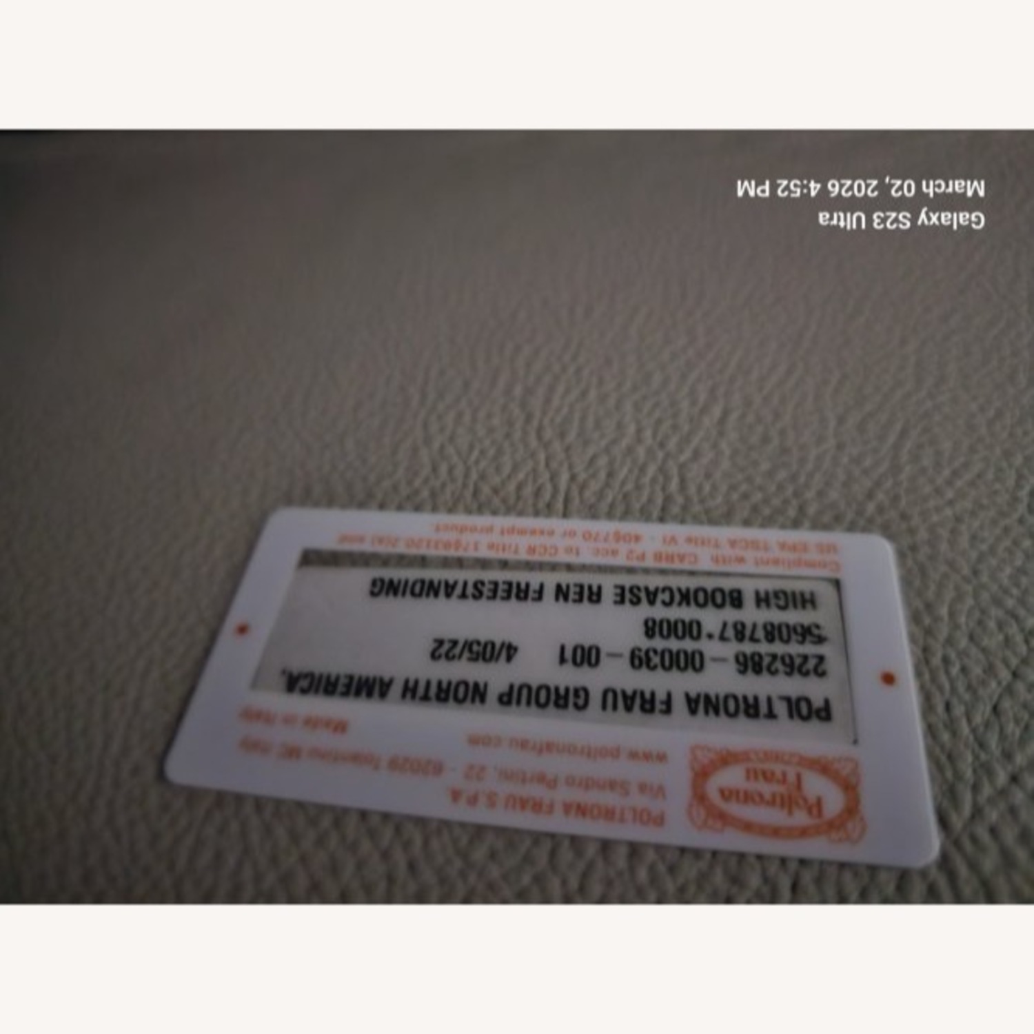 Poltrona Frau Ren bookcase - image-1