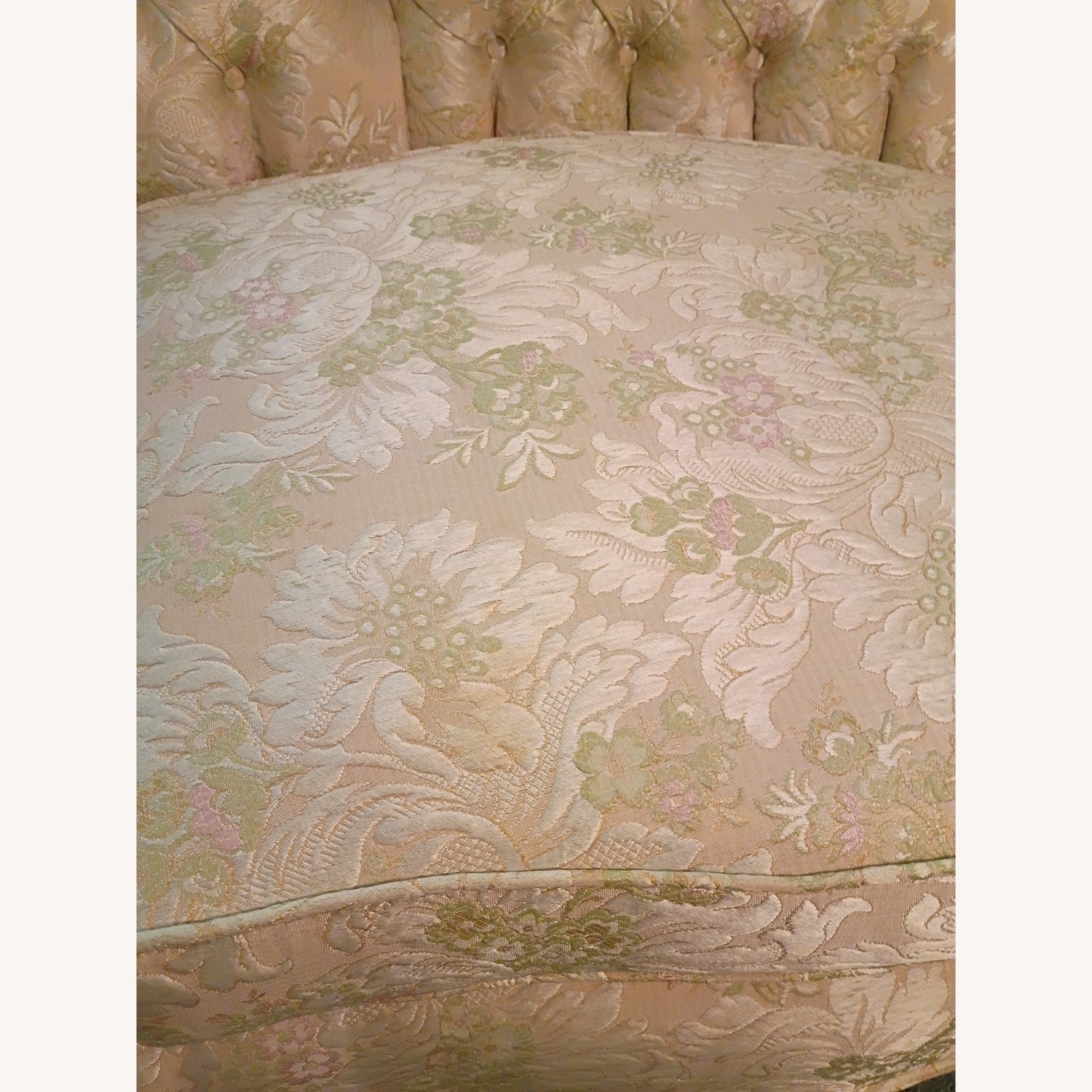 Vintage/Antique Fabric 3+ Seater Sofa - image-6