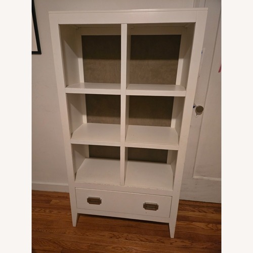 Used Newport Cottages Devon White Wood Bookcase for sale on AptDeco