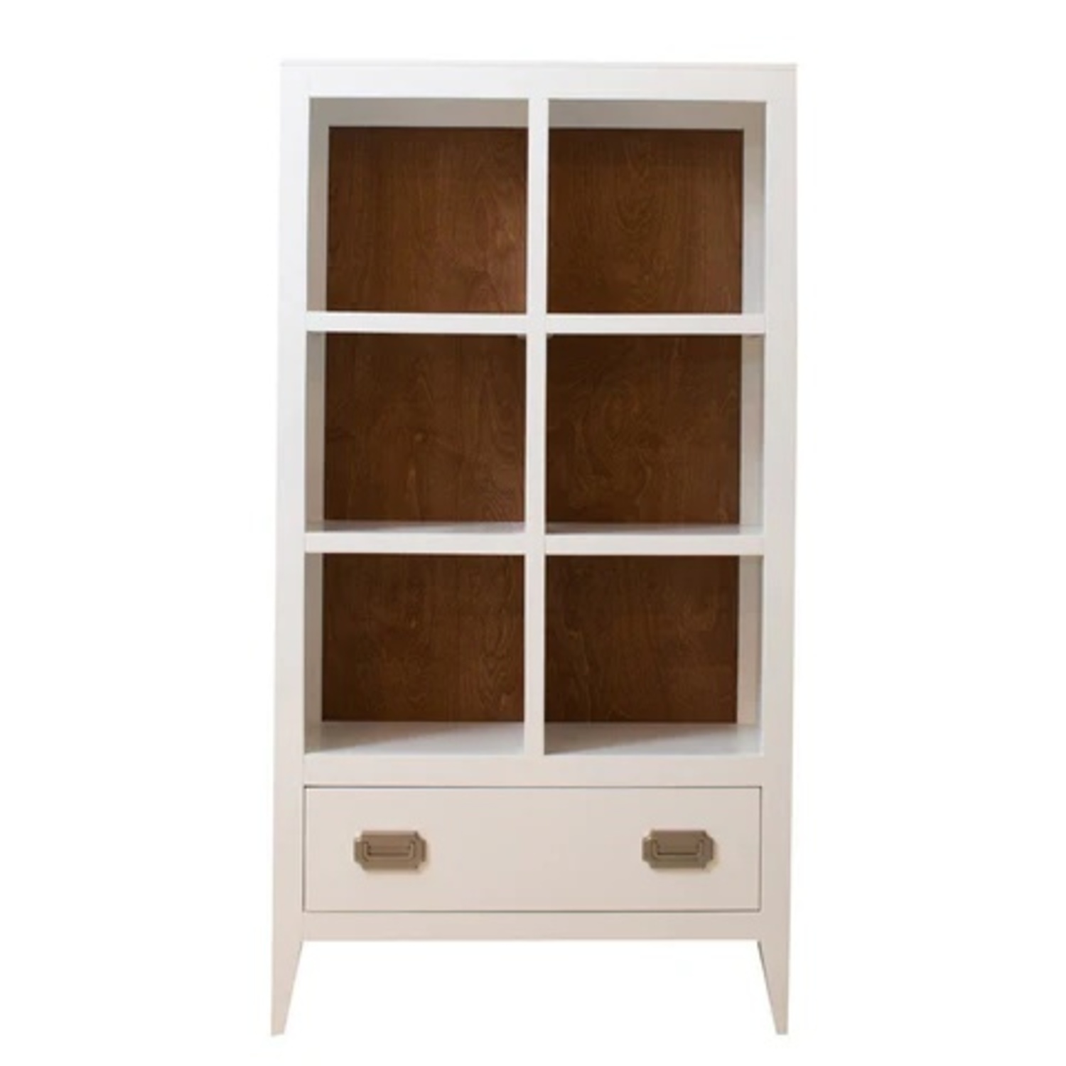 Newport Cottages Devon White Wood Bookcase - image-7