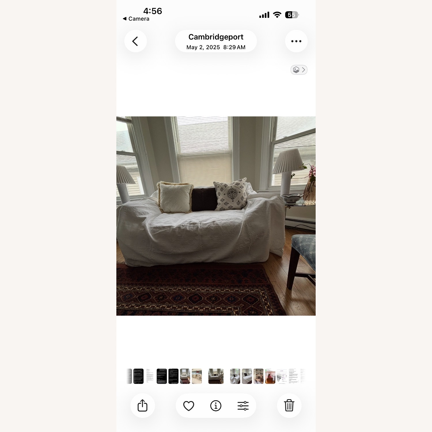 Wayfair Latitude Run White Velvet Sleeper Sofa - image-2