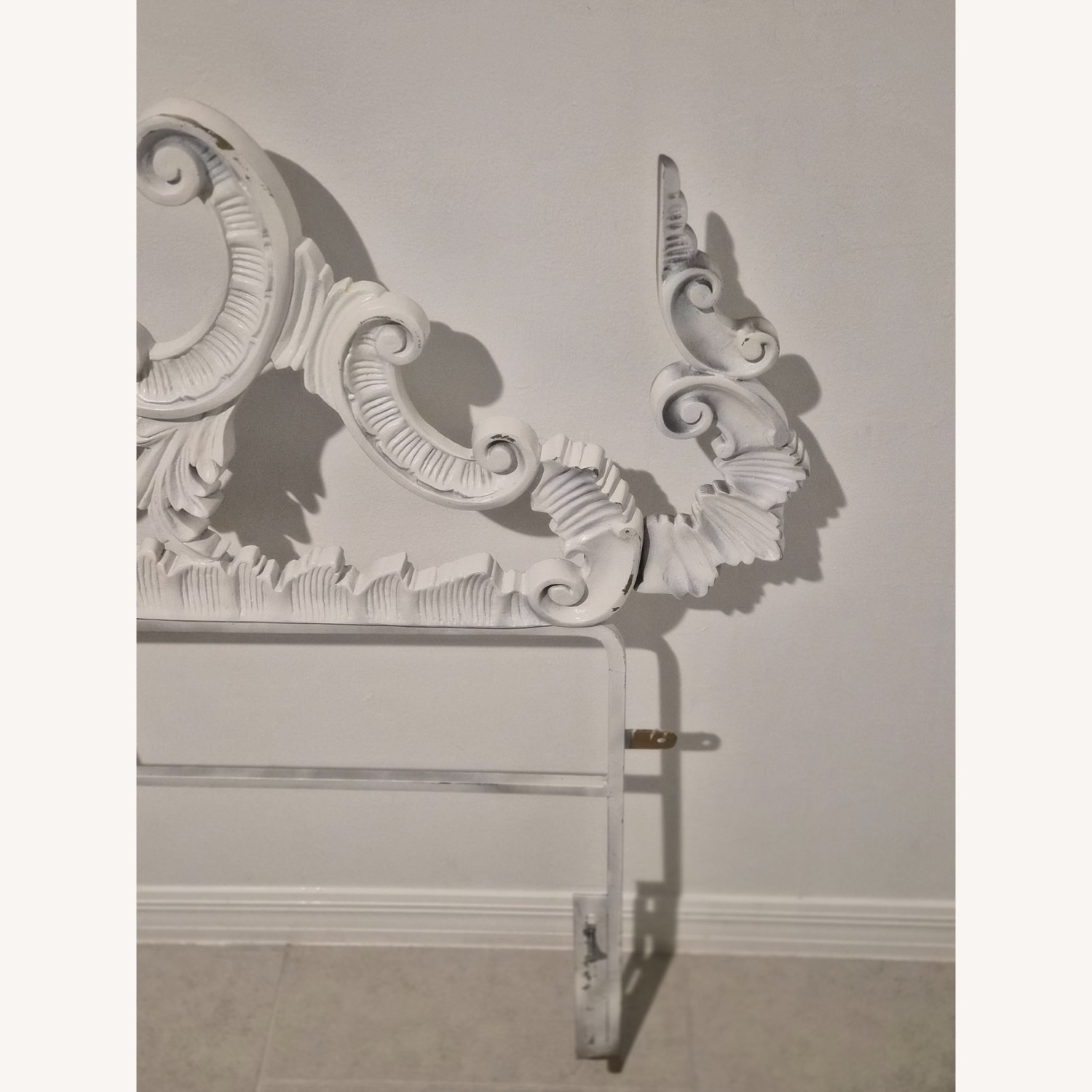 Vintage/Antique White Headboard - image-2