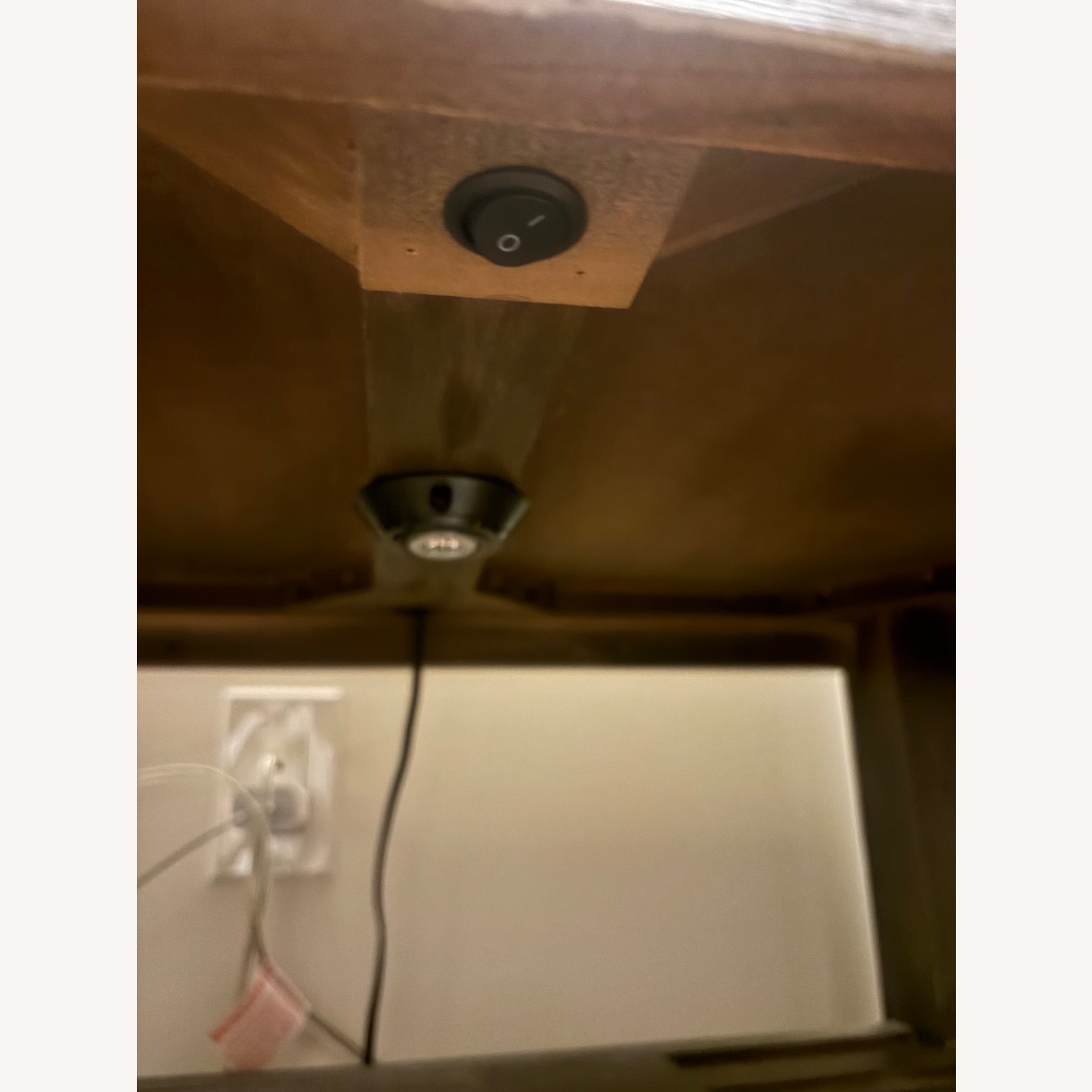 Raymour & Flanigan Dark Gray Wood Side Table - image-5