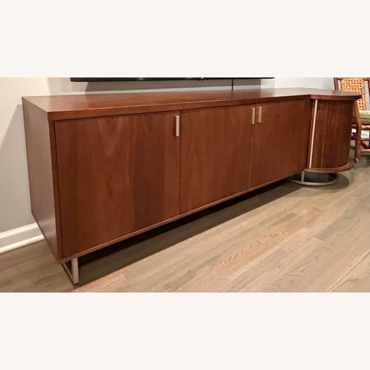  Rich Brown Wood Media Storage - image-3