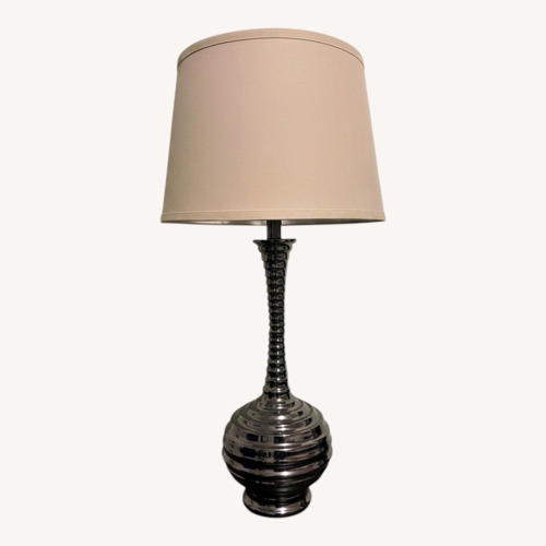 Used Raymour & Flanigan Silver Lamp for sale on AptDeco