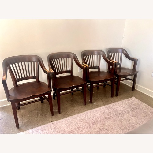 Used W. H. Gunlocke Chair Co. Dark Brown Accent Chair for sale on AptDeco