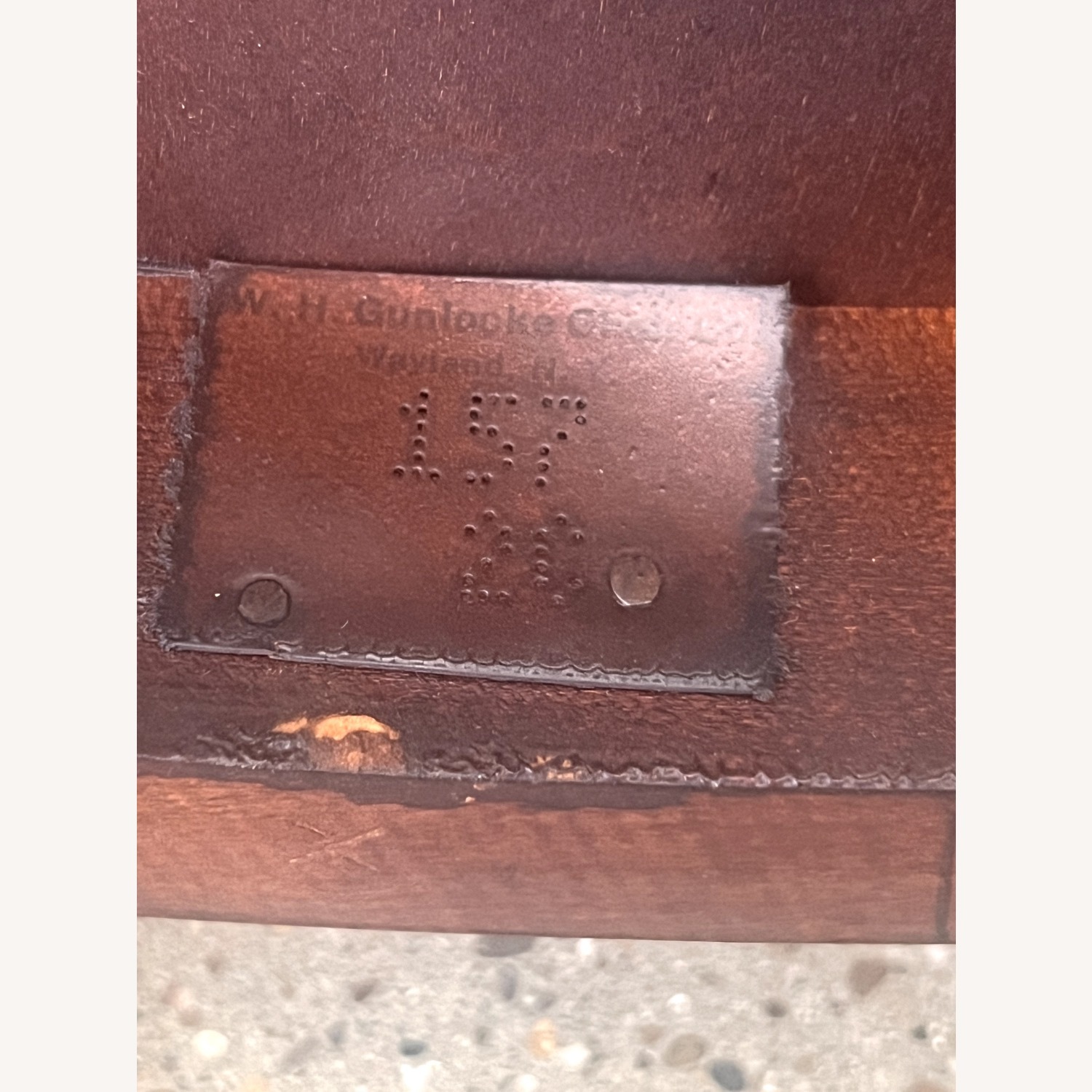 W. H. Gunlocke Chair Co. Dark Brown Accent Chair - image-5